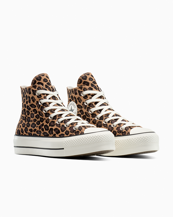 Chuck Taylor All Star Lift Platform Leopard Suede