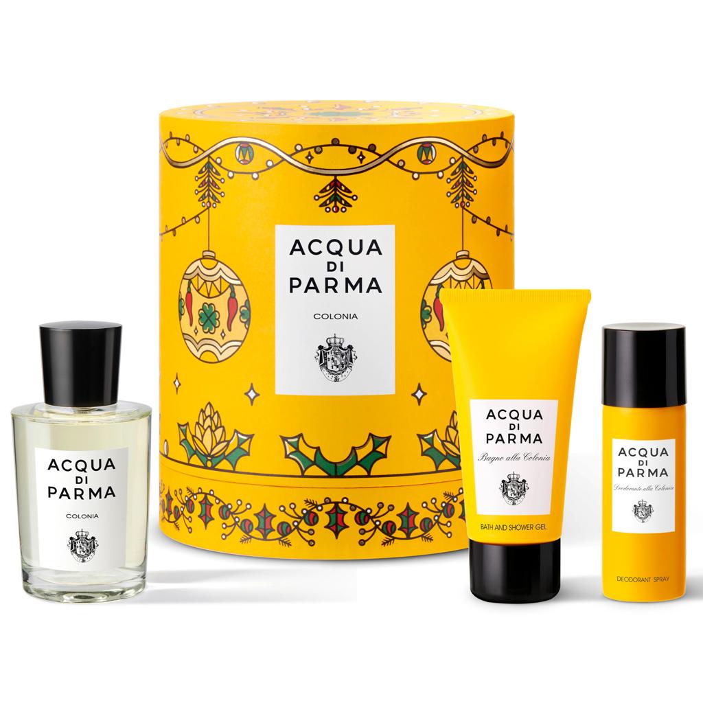 Acqua Di Parma Colonia Unisex Set Eau De Cologne 100ml & Sg 75ml & Deodorant 50ml
