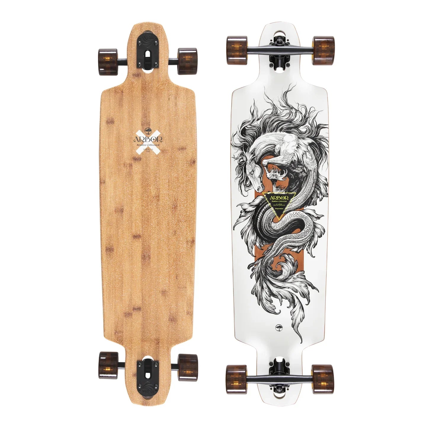 Arbor Bamboo Dropcruiser K Darmaeva Longboard Complete - 38″