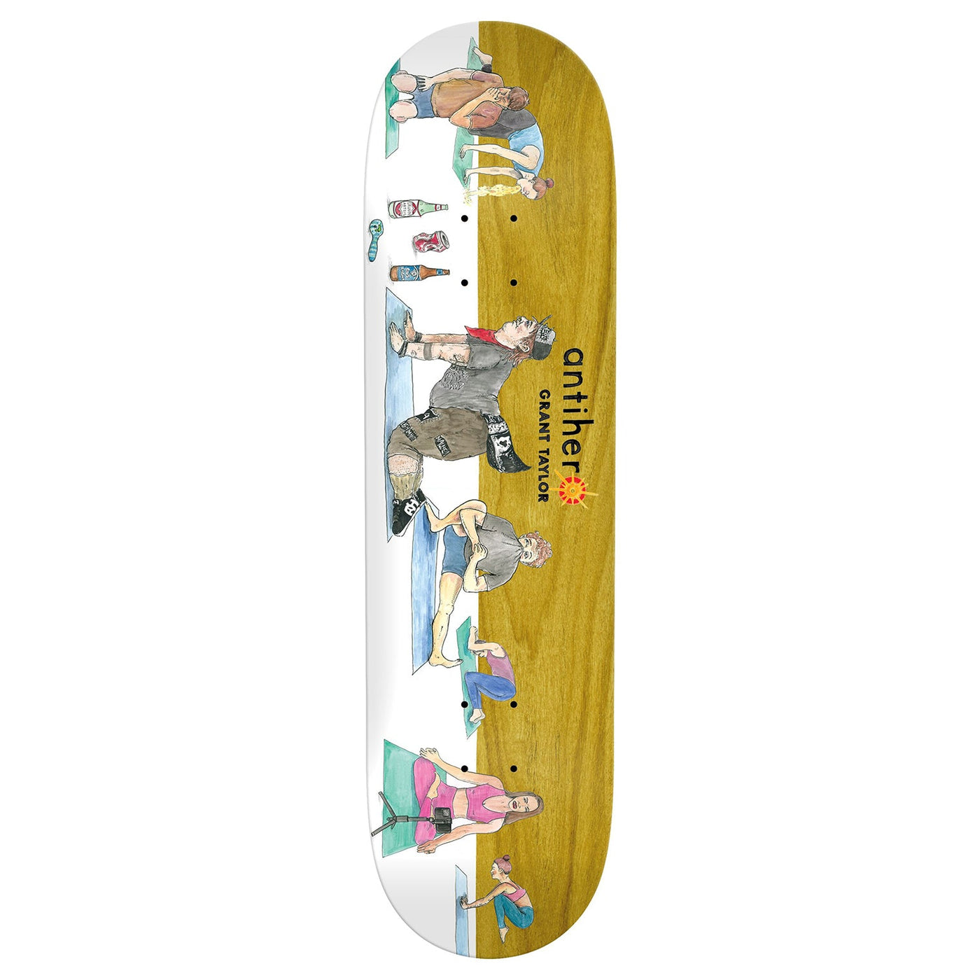 Anti Hero Skateboard Deck Grant Taylor I Farted in Yoga Class 8.5" x 31.85"