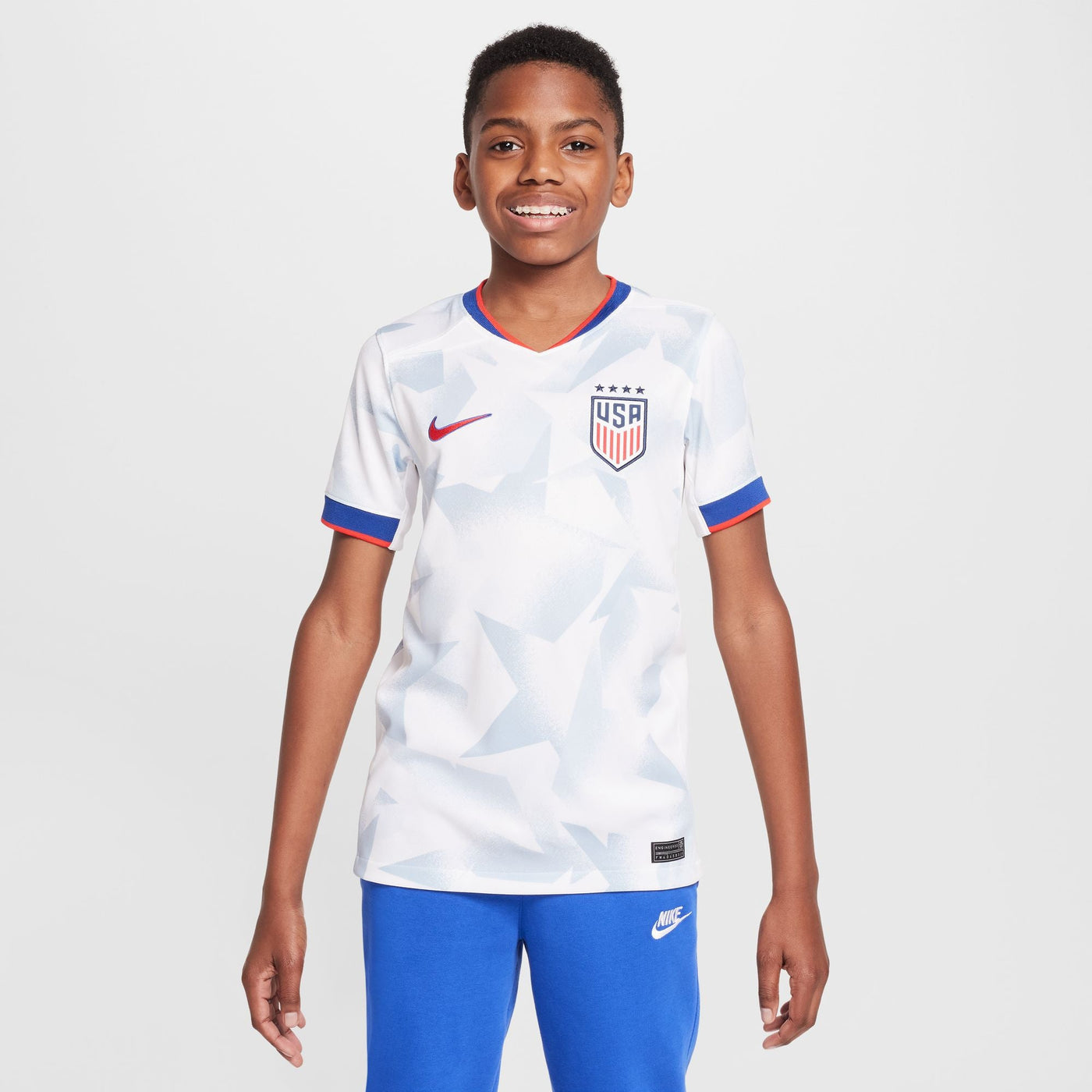 Nike USWNT 2025 Stadium Home (Women's Team) Big Kids' Dri-FIT Soccer Replica Jersey