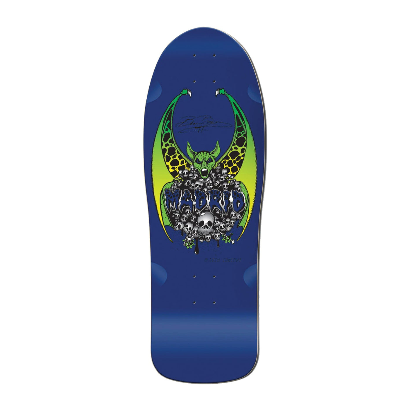 Madrid Deck Beau Brown Re-Issue Blue 10.37" x 30.62" Old School