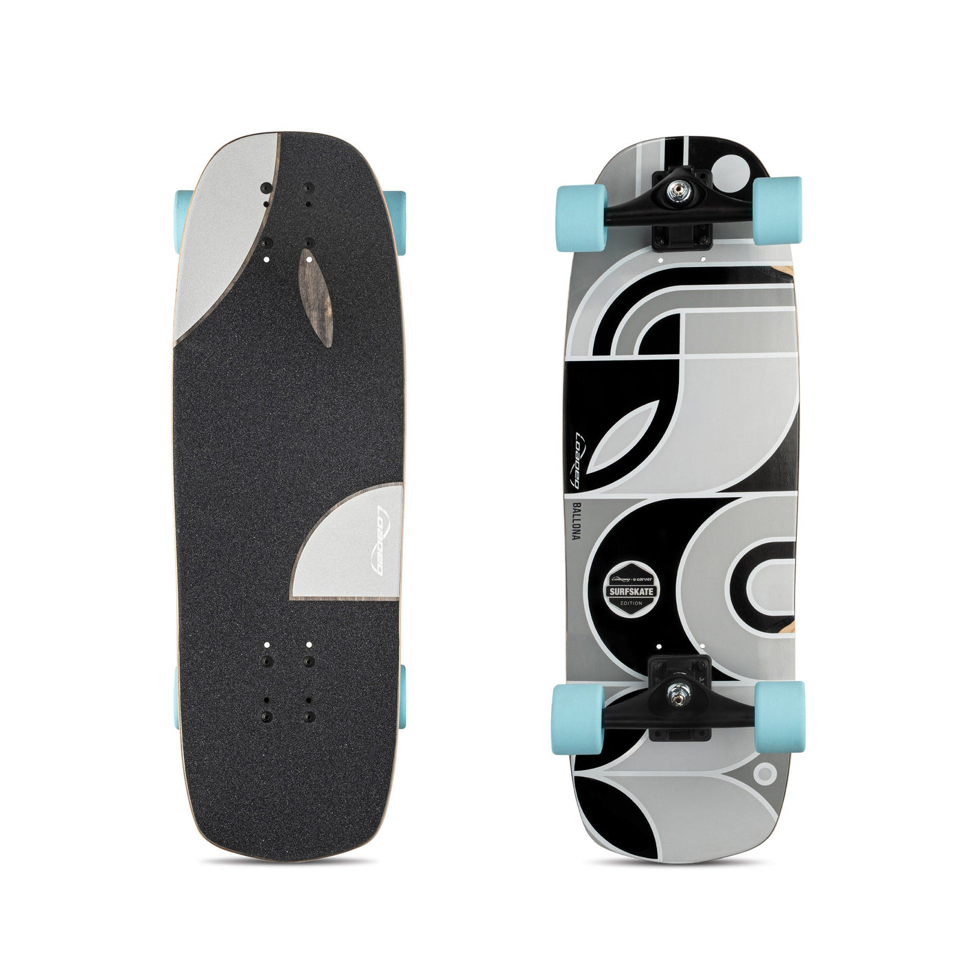 Loaded Ballona Orca Longboard Complete - Fat Free 77a Blue