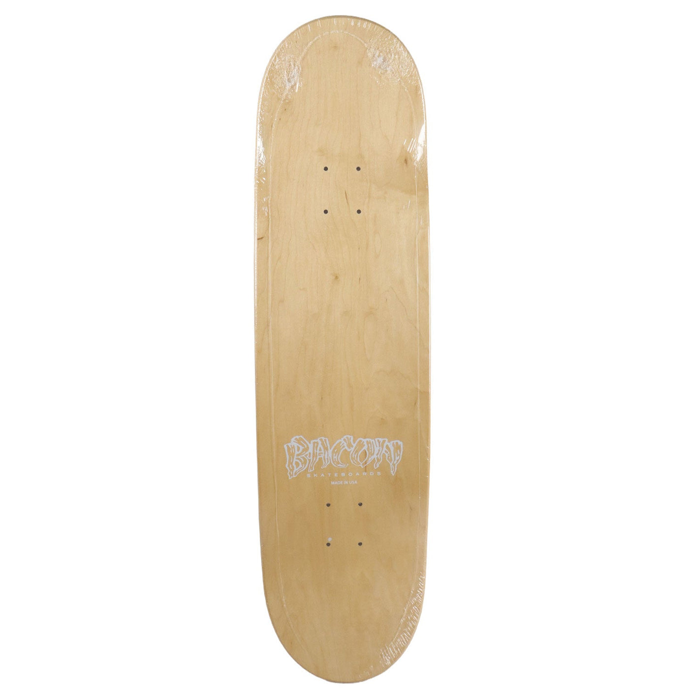 Bacon Skateboard Deck Logo Veneer Purple 9.0" x 32.75"