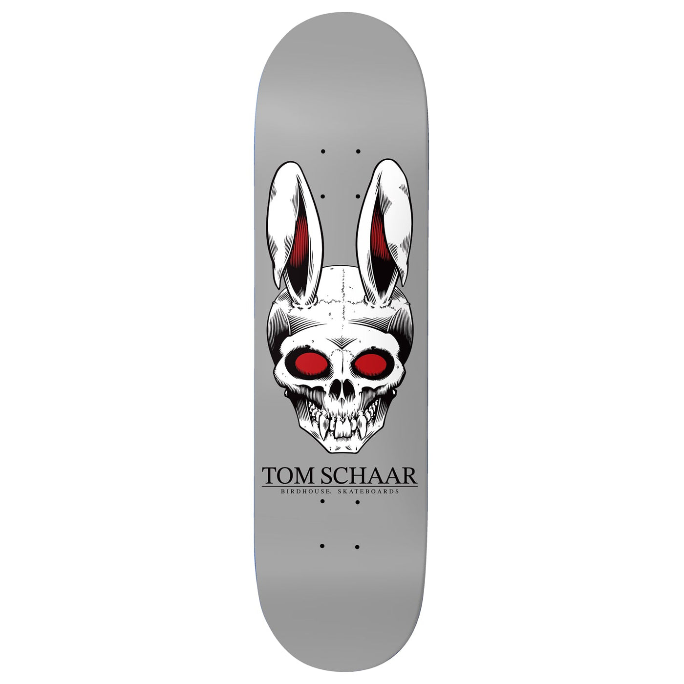 Birdhouse Skateboard Deck Tom Scharr Rabbit Skull 8.38" x 32"