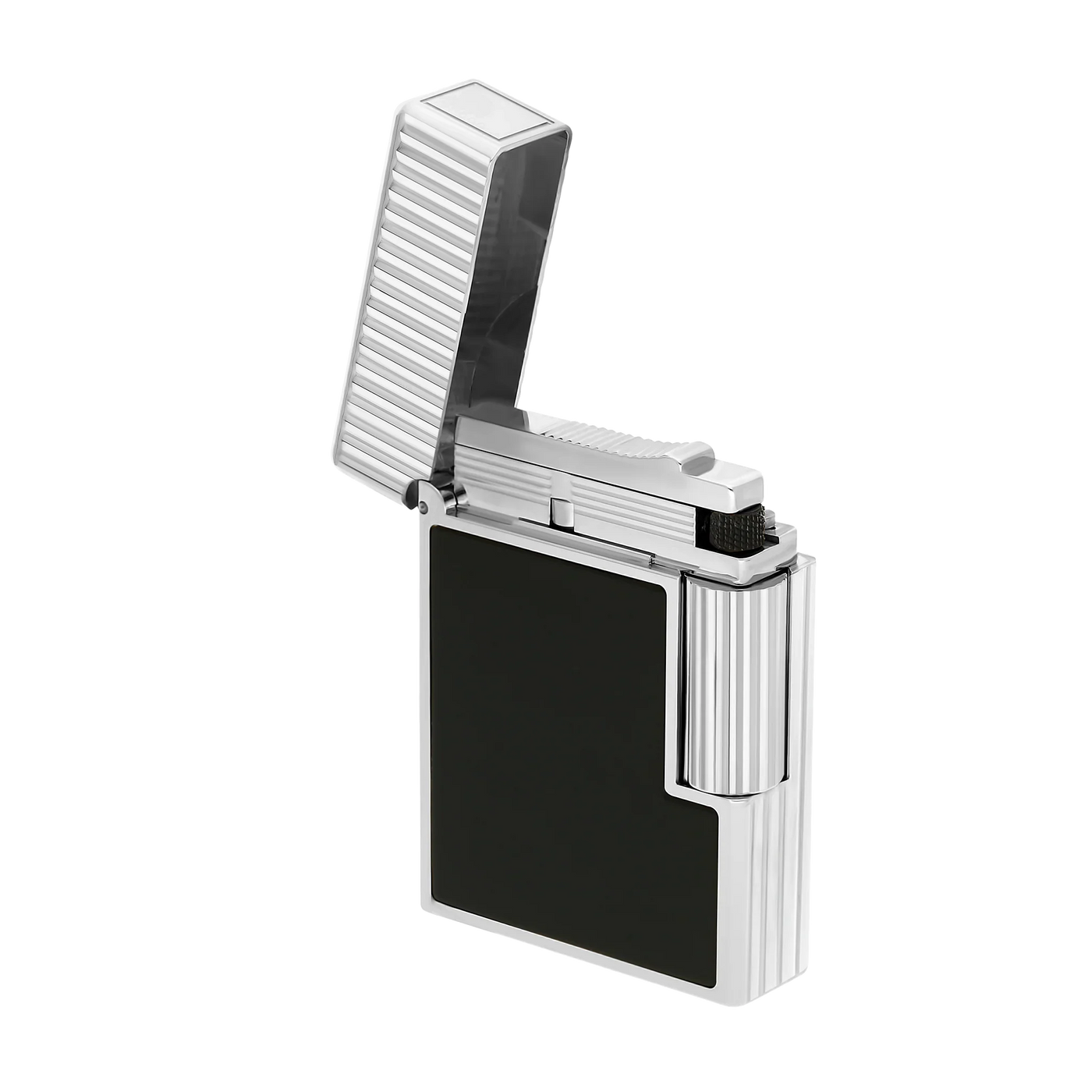 S.T. Dupont Ligne 1 Black Lacquered Palladium Lighter/Briquet C14121