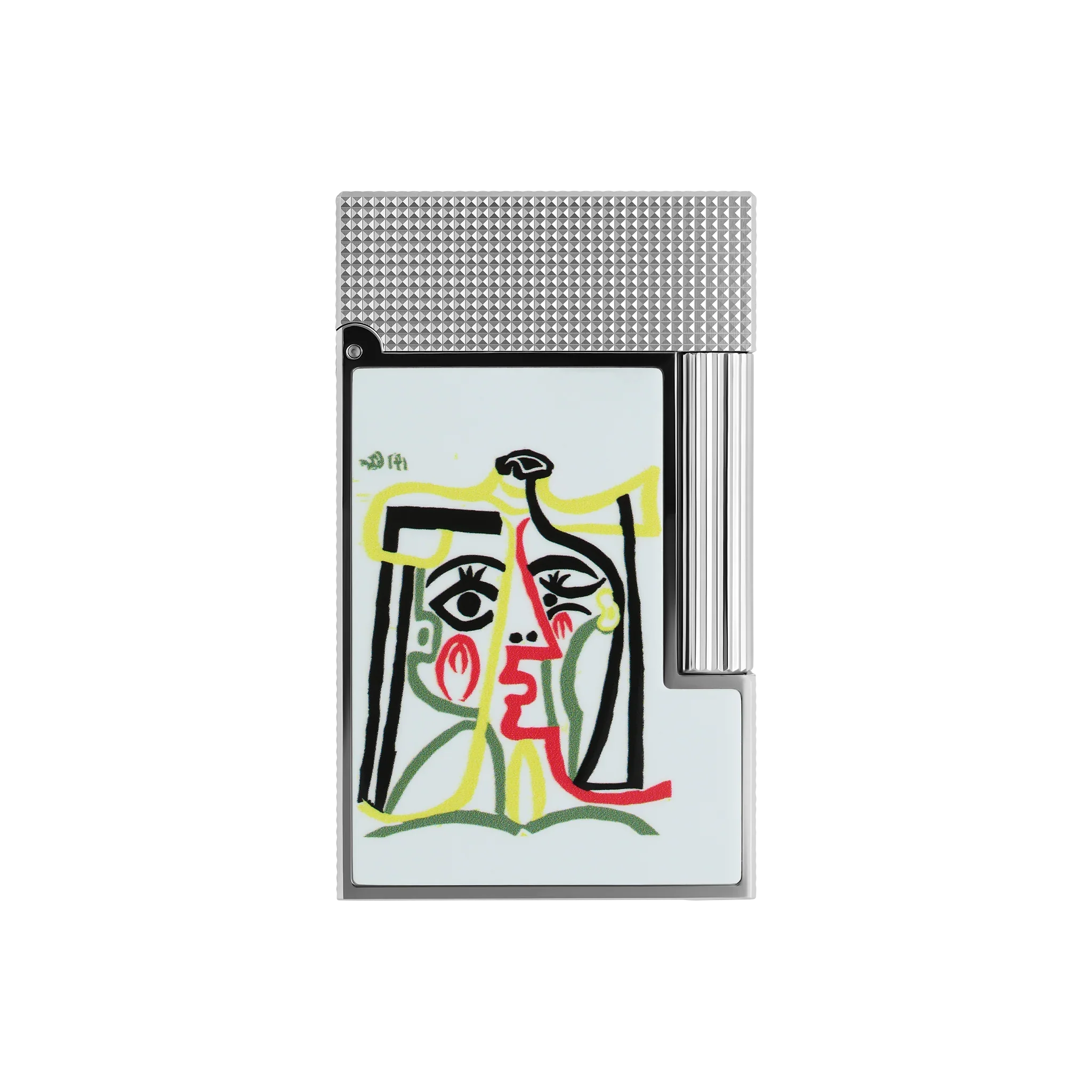 S.T. DUPONT LIGNE 2 PICASSO WHITE LIGHTER/BRIQUET C16001