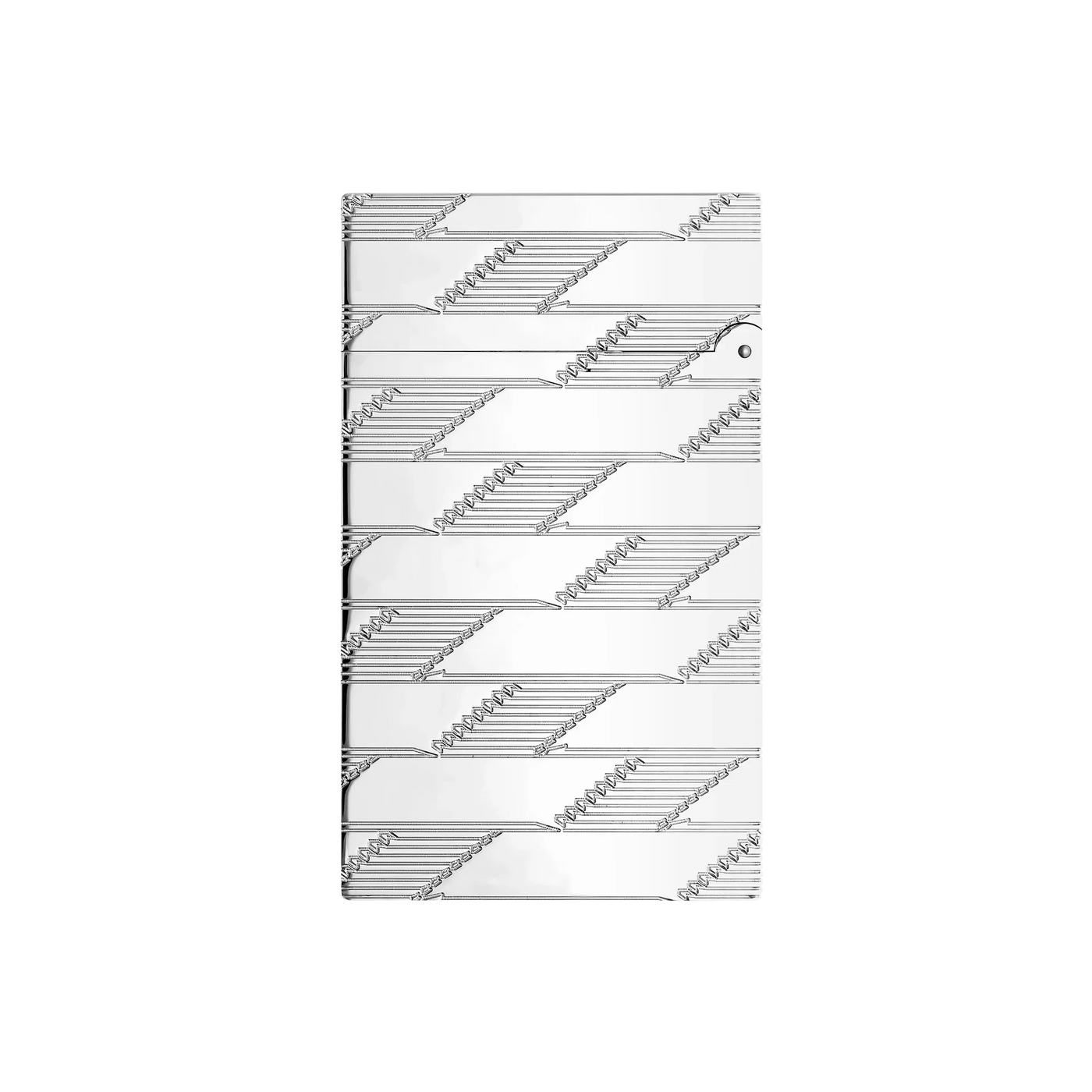 S.T. DUPONT Ligne 2 Monogram 1872 Palladium Guilloche Lighter/Briquet C16180