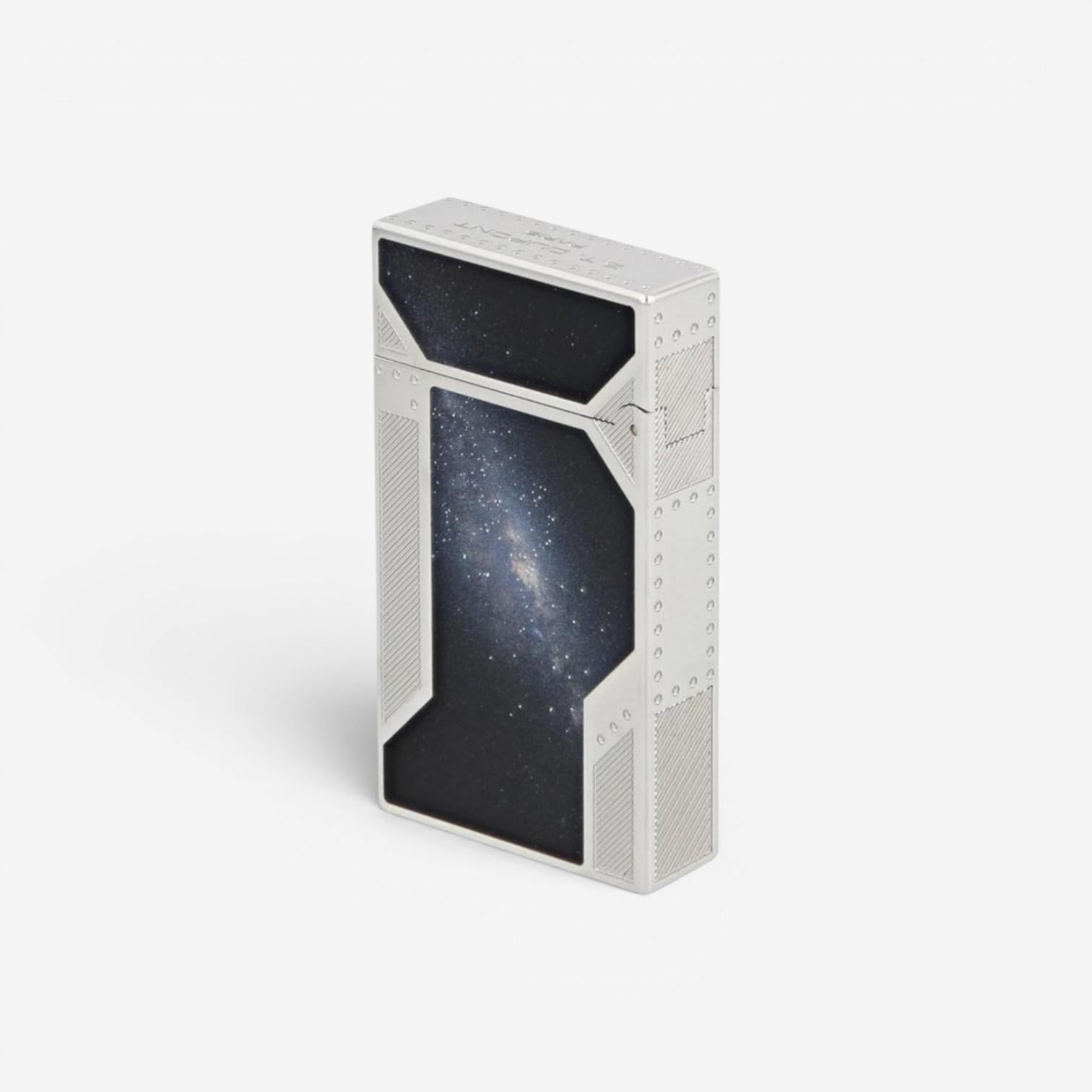 S.T. Dupont Space Odyssey Line 2 Blue Lacquer Lighter C16768