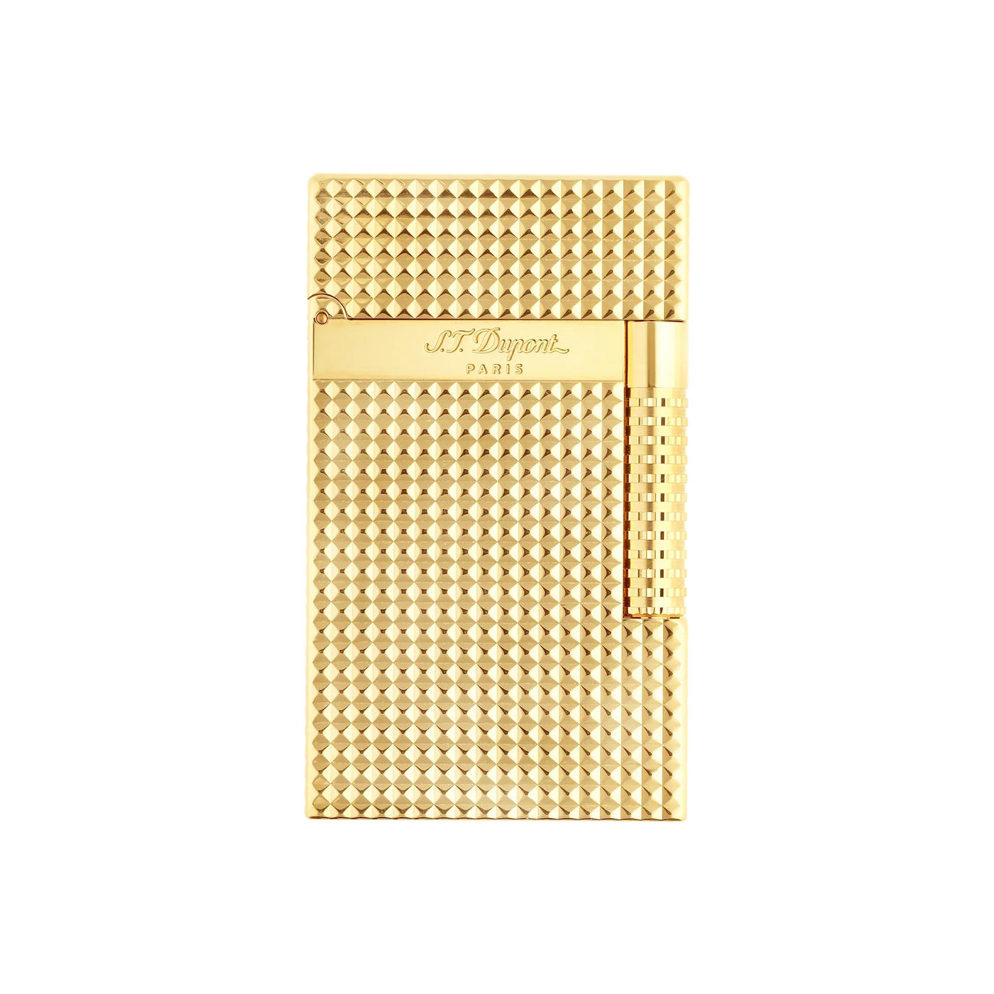 S.T. DUPONT Le Grand Diamond head Lighter Gold Lighter/Briquet C23009