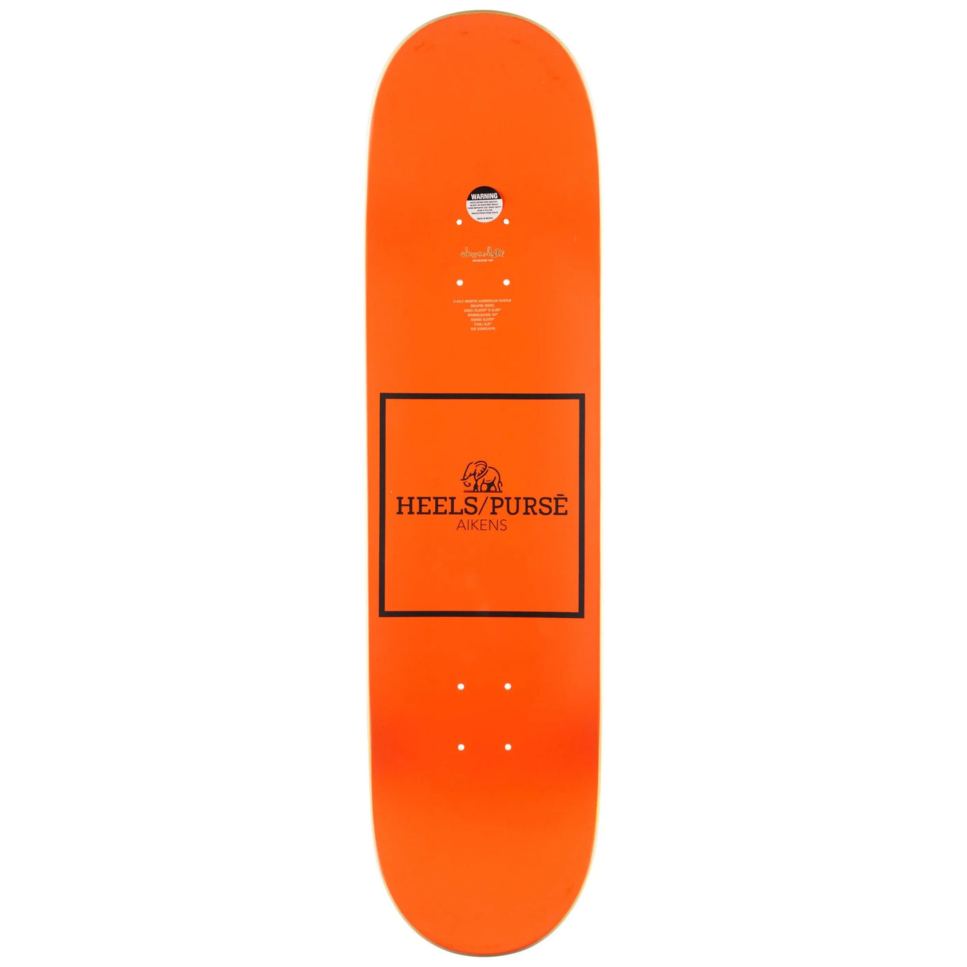 Chocolate Skateboard Deck Aikens Purse Blue 8.25" x 31.875"