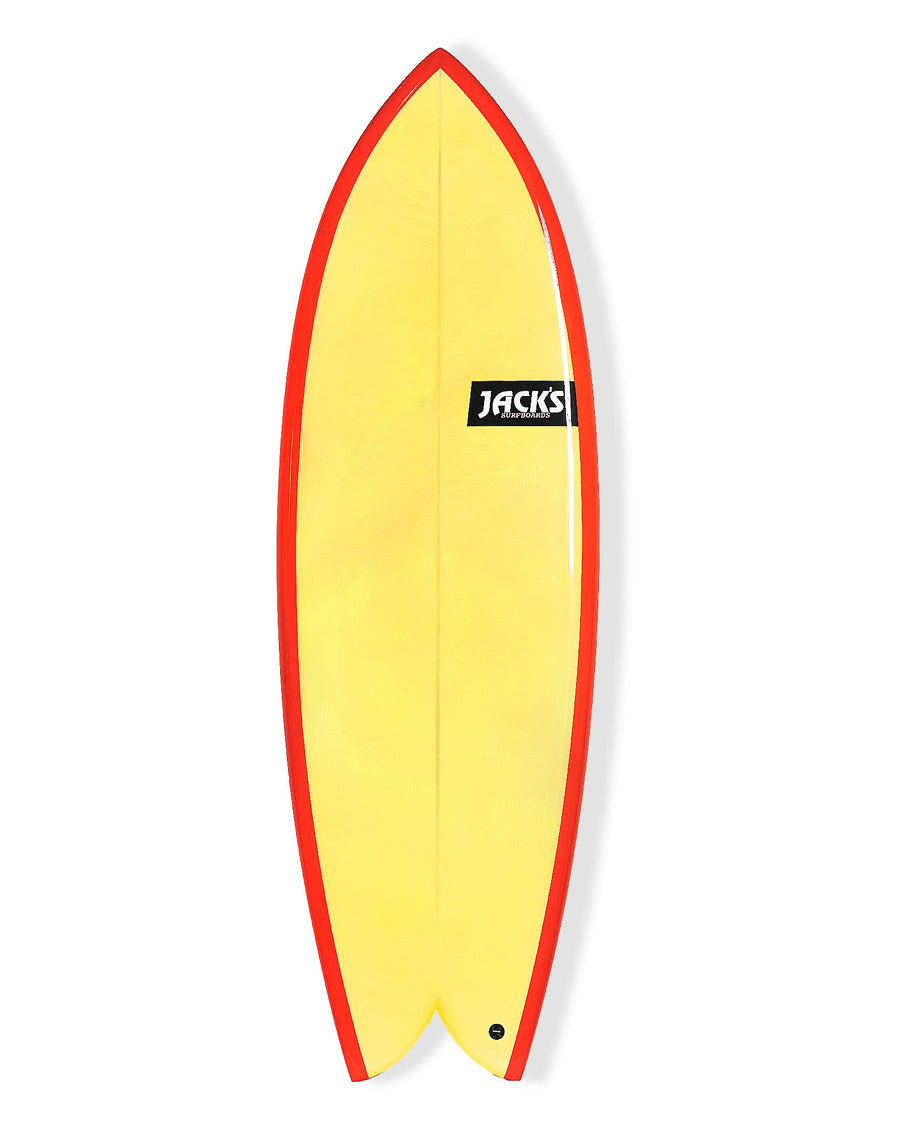 5'5 Day Tripper Fish - Red/Yellow