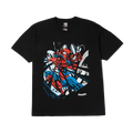 Huf X Spider-Man Entangled T-Shirt - Washed Black