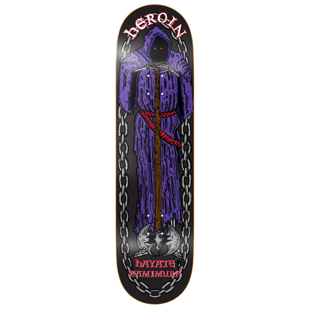 Heroin Skateboard Deck Hayate KO2 Axe Man 8.25" x 31.9"