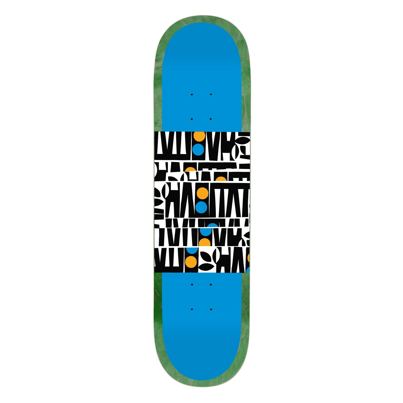 Habitat Skateboard Deck Artisan Apex Stacked Blue 8.125" x 31.75"