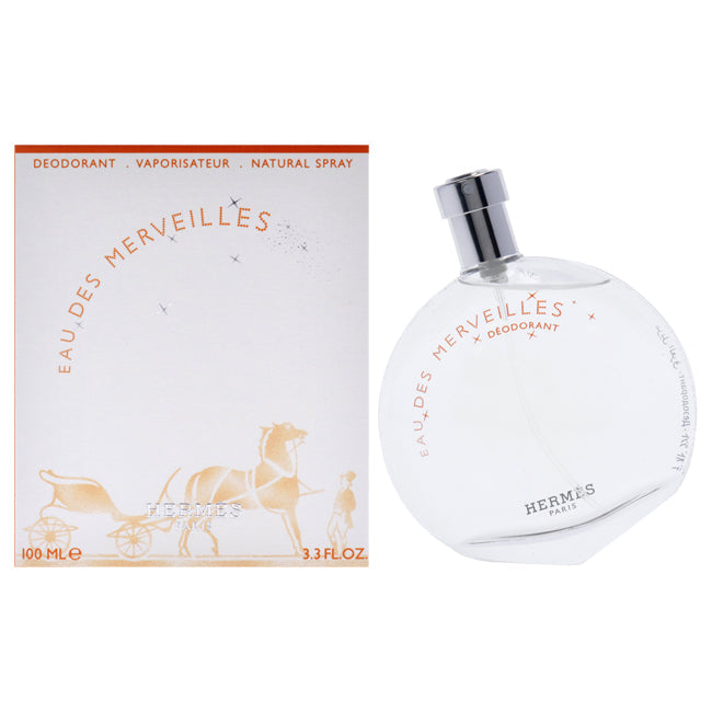 Hermes Eau Des Merveilles by Hermes for Women - 3.3 oz Deodorant Spray