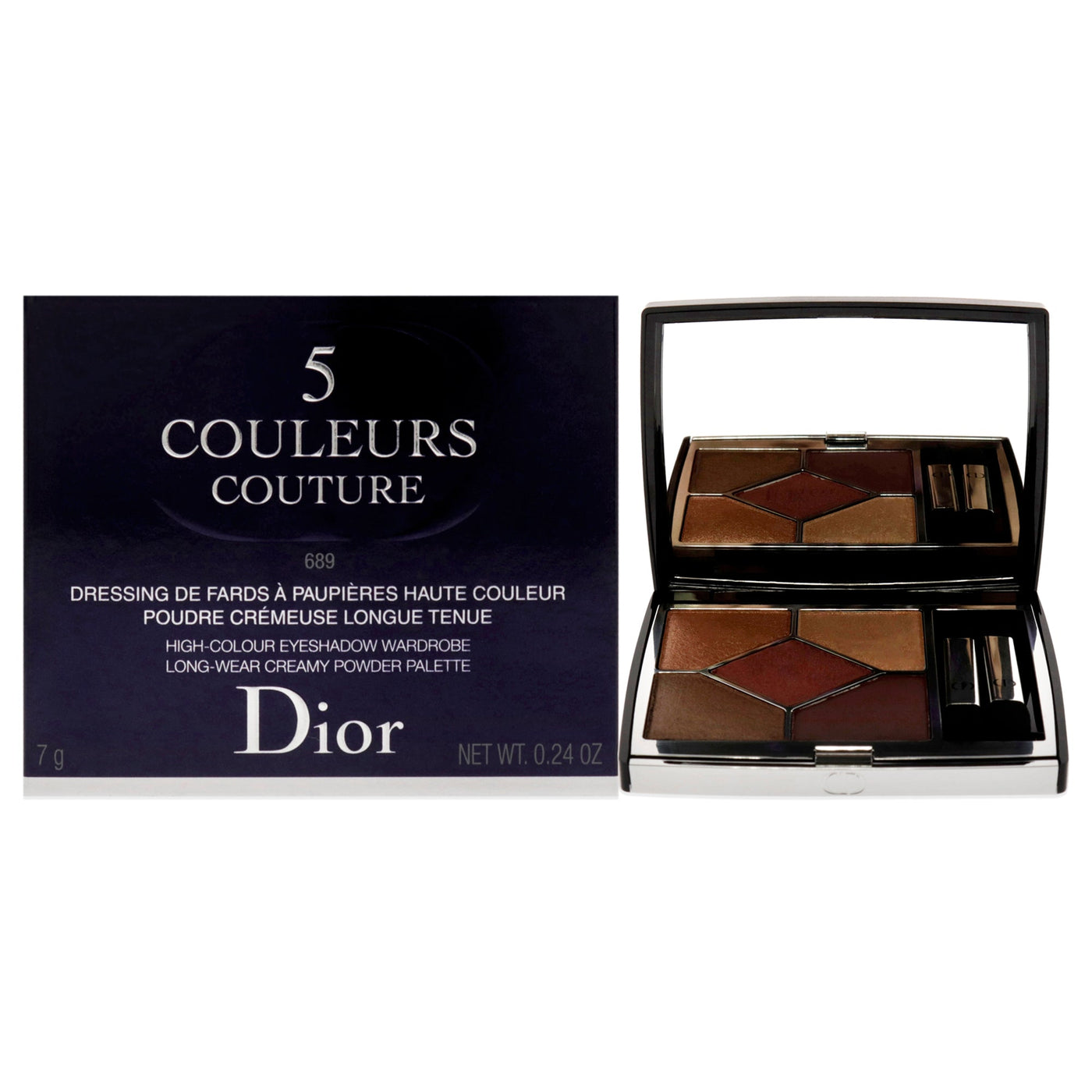 Christian Dior 5 Couleurs Couture Eyeshadow Palette - 689 Mitzah by Christian Dior for Women - 0.24 oz Eye Shadow