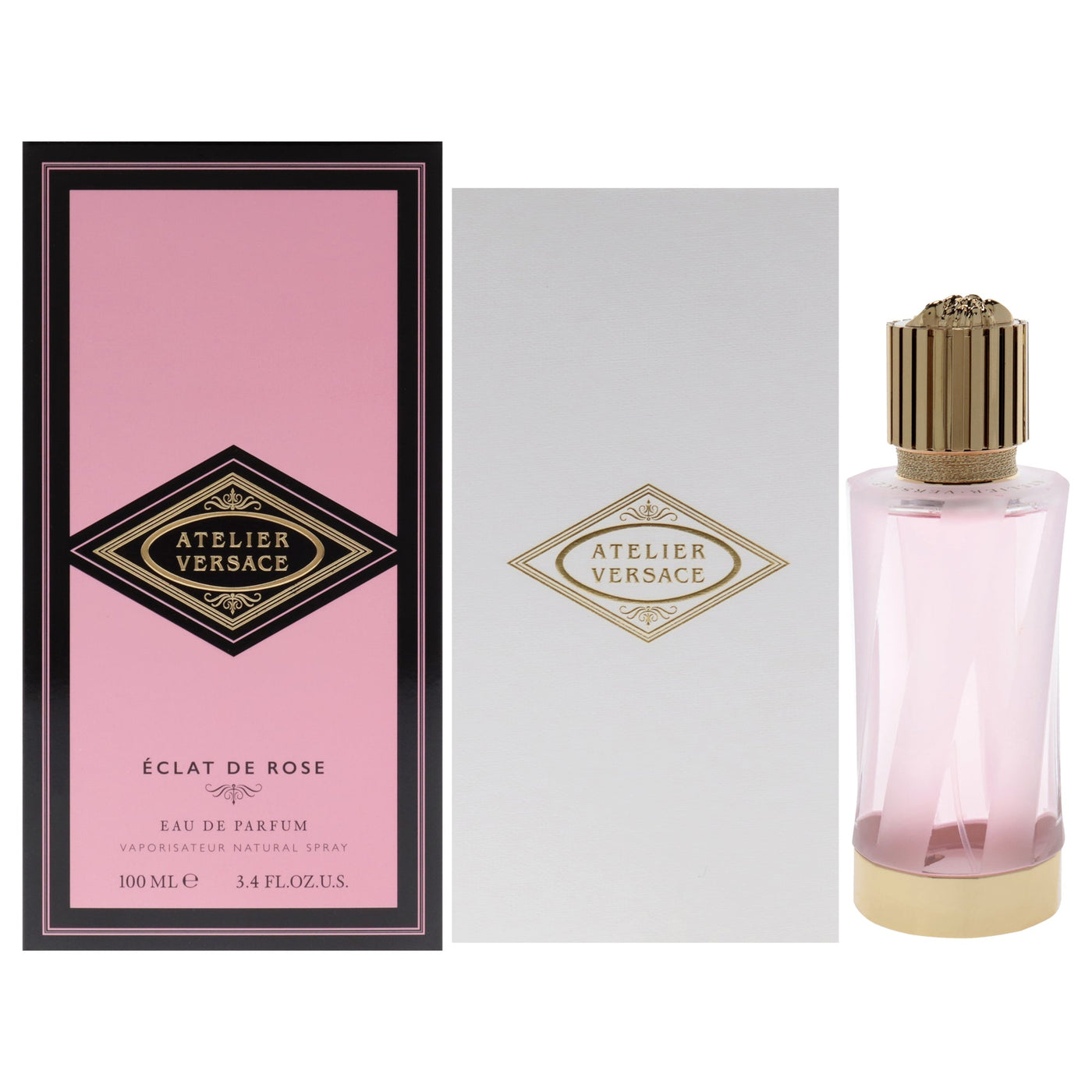 Atelier Eclat De Rose by Versace for Women - 3.4 oz EDP Spray