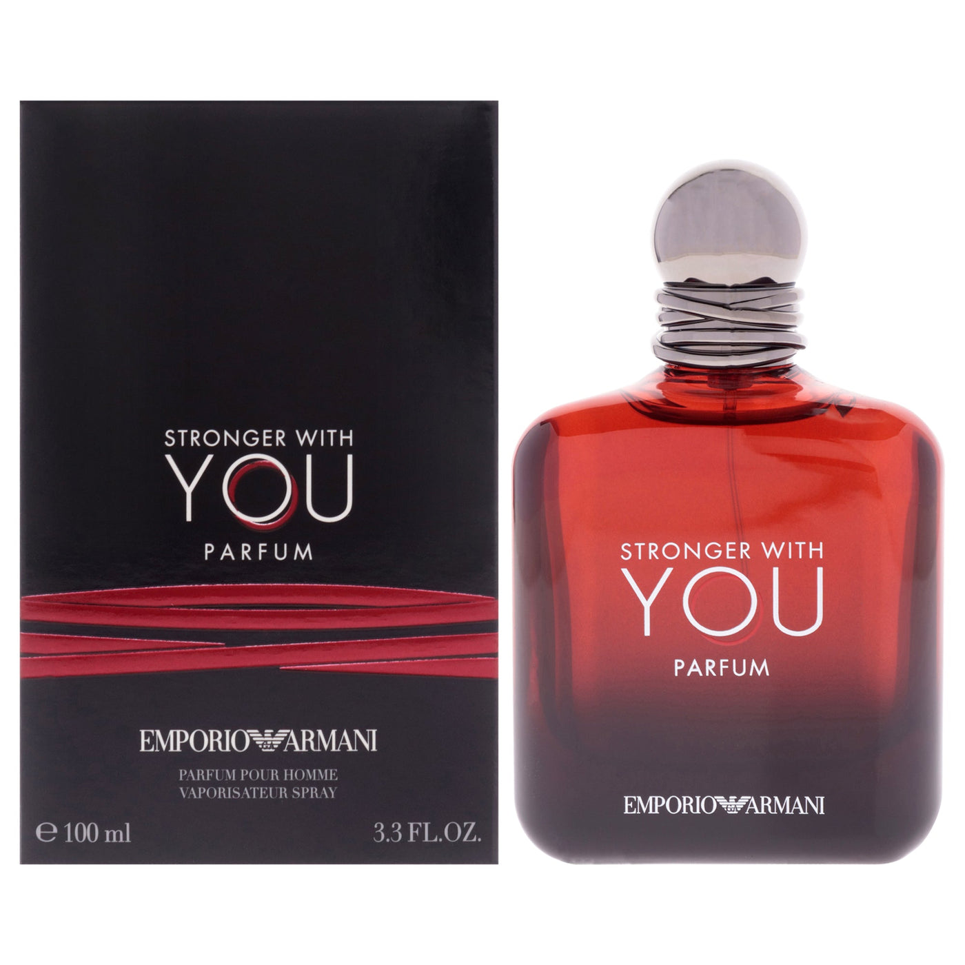 Giorgio Armani Emporio Armani Stronger With You by Giorgio Armani for Men - 3.3 oz Parfum Spray