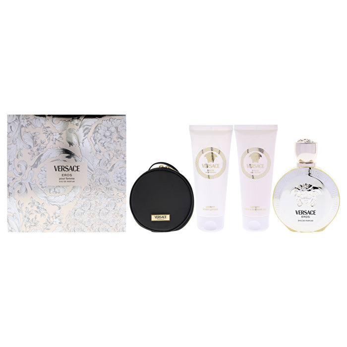 Versace Eros Pour Femme Set Eau De Parfum & Bl & Bath & Sg & Make Up Case 100ml