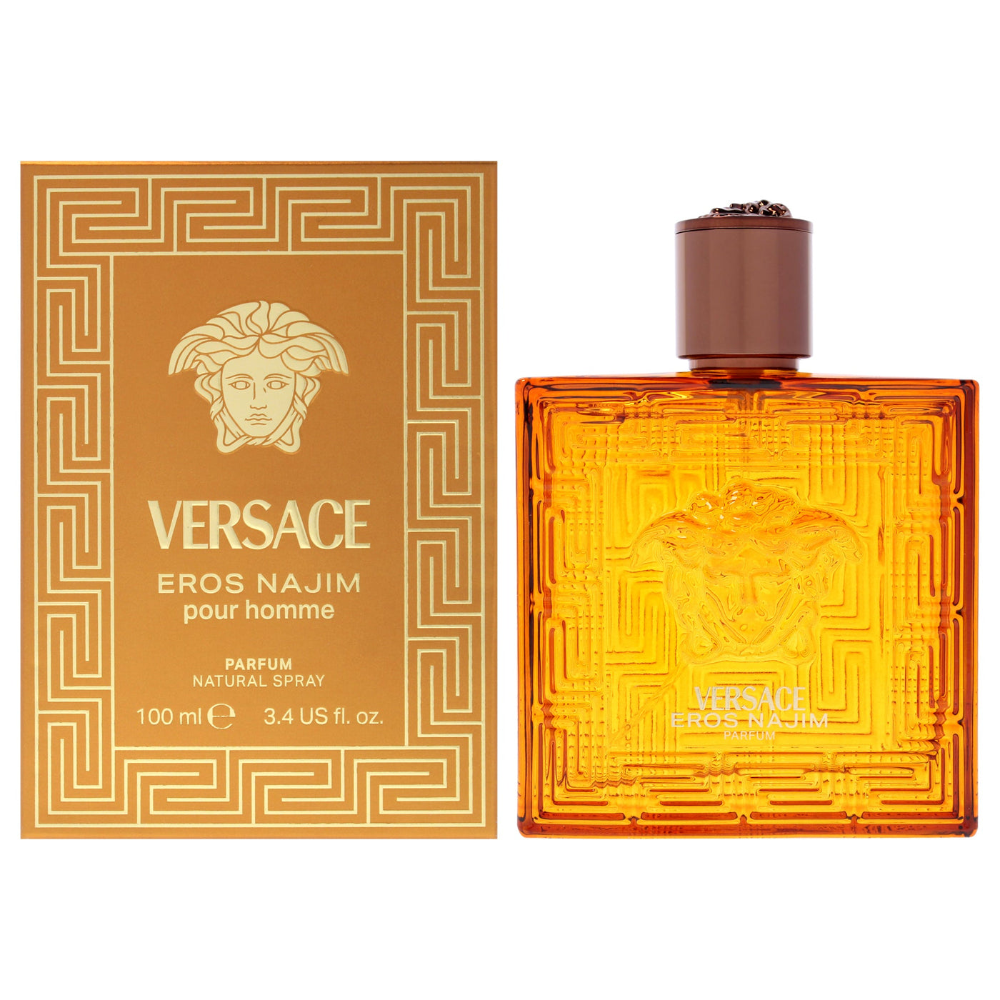 Versace Eros Najim by Versace for Men - 3.4 oz Parfum Spray