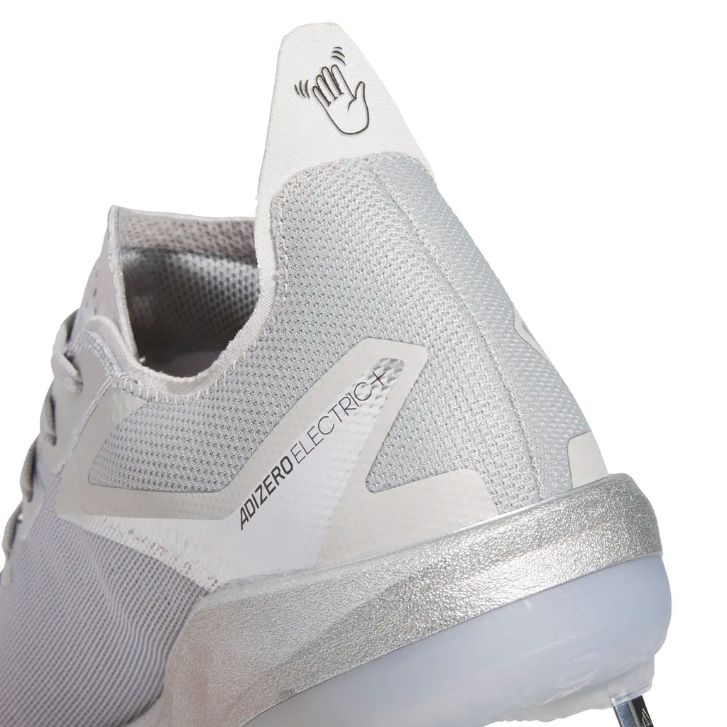 adidas Men's Adizero Electric+ Silver Speed Baseball Cleats