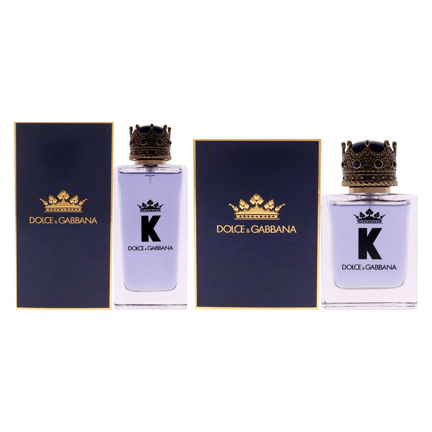 K Kit by Dolce and Gabbana for Men - 2 Pc Kit 3.3oz EDT Spray, 1.7oz EDT Spray