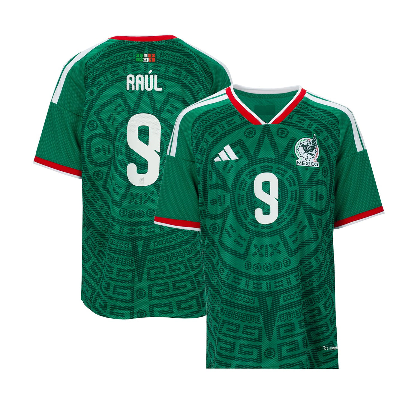 Mexico 26/27 Raul #9 Replica Home Jersey - Youth