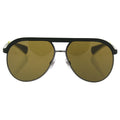 Dolce and Gabbana Dolce and Gabbana DG 6099 3018/73 - Matte Military-Matte Gunmetal/Brown by Dolce and Gabbana for Men - 58-14-145 mm Sunglasses