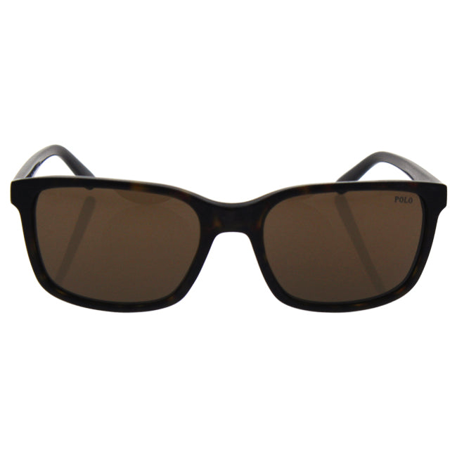 Polo Ralph Lauren PH 4103 5550-73 - Vintage Dark Havana-Brown by Ralph Lauren for Men - 56-19-145 mm Sunglasses