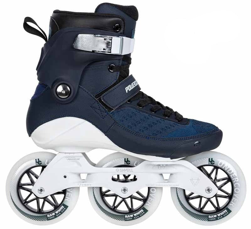 🔥🔥🔥Powerslide Swell Navy Blue 110 Trinity Skates