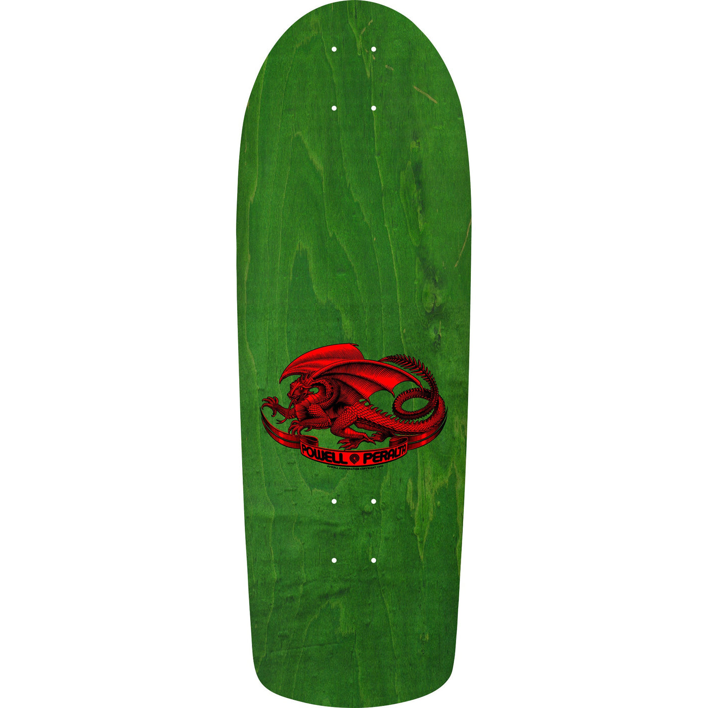 Powell Peralta Skateboard Deck McGill Skull and Snake Green/Gold Foil Old School Reissue