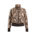 Satin Snake Print Firebird Track Jacket