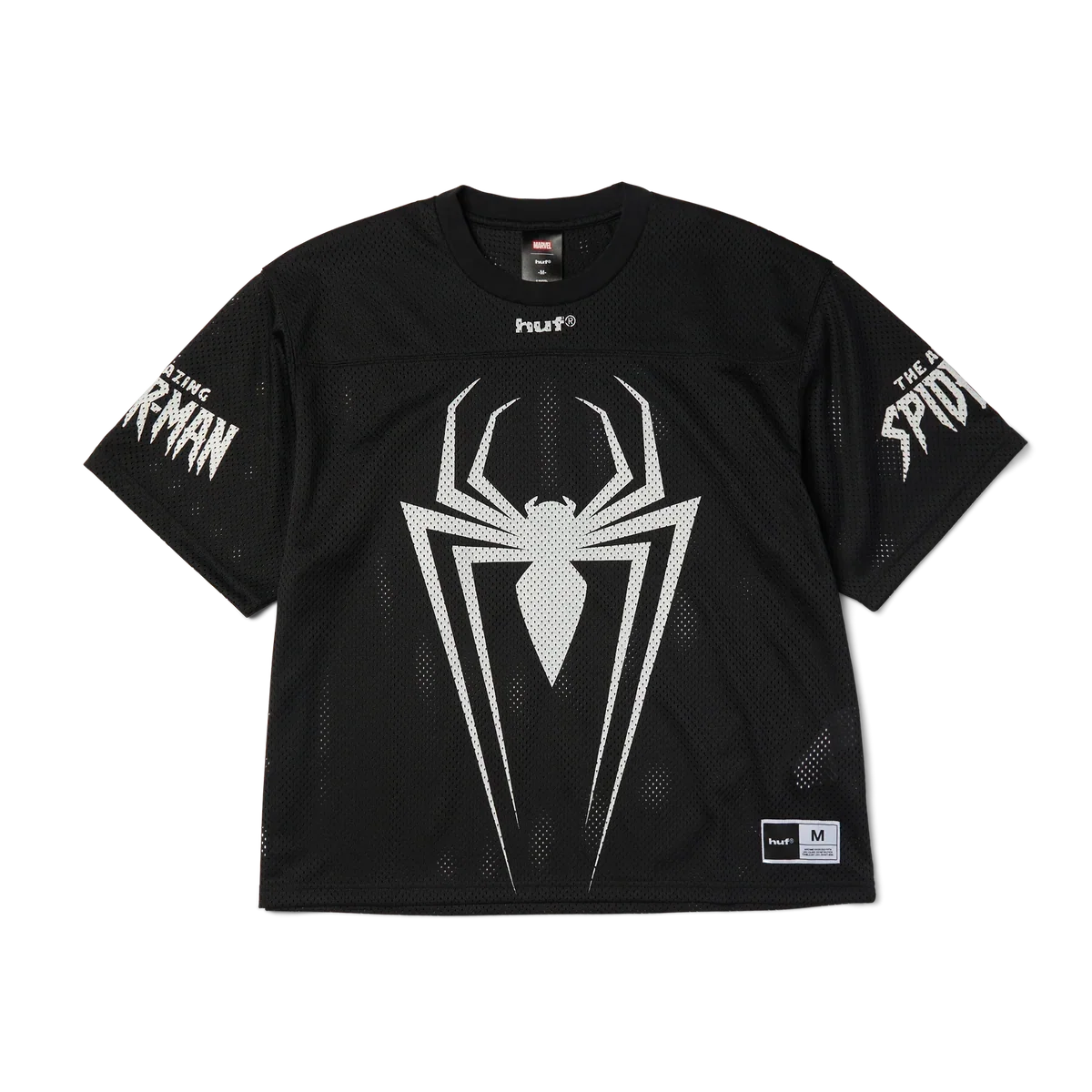 Huf X Spider-Man Football Jersey - Black
