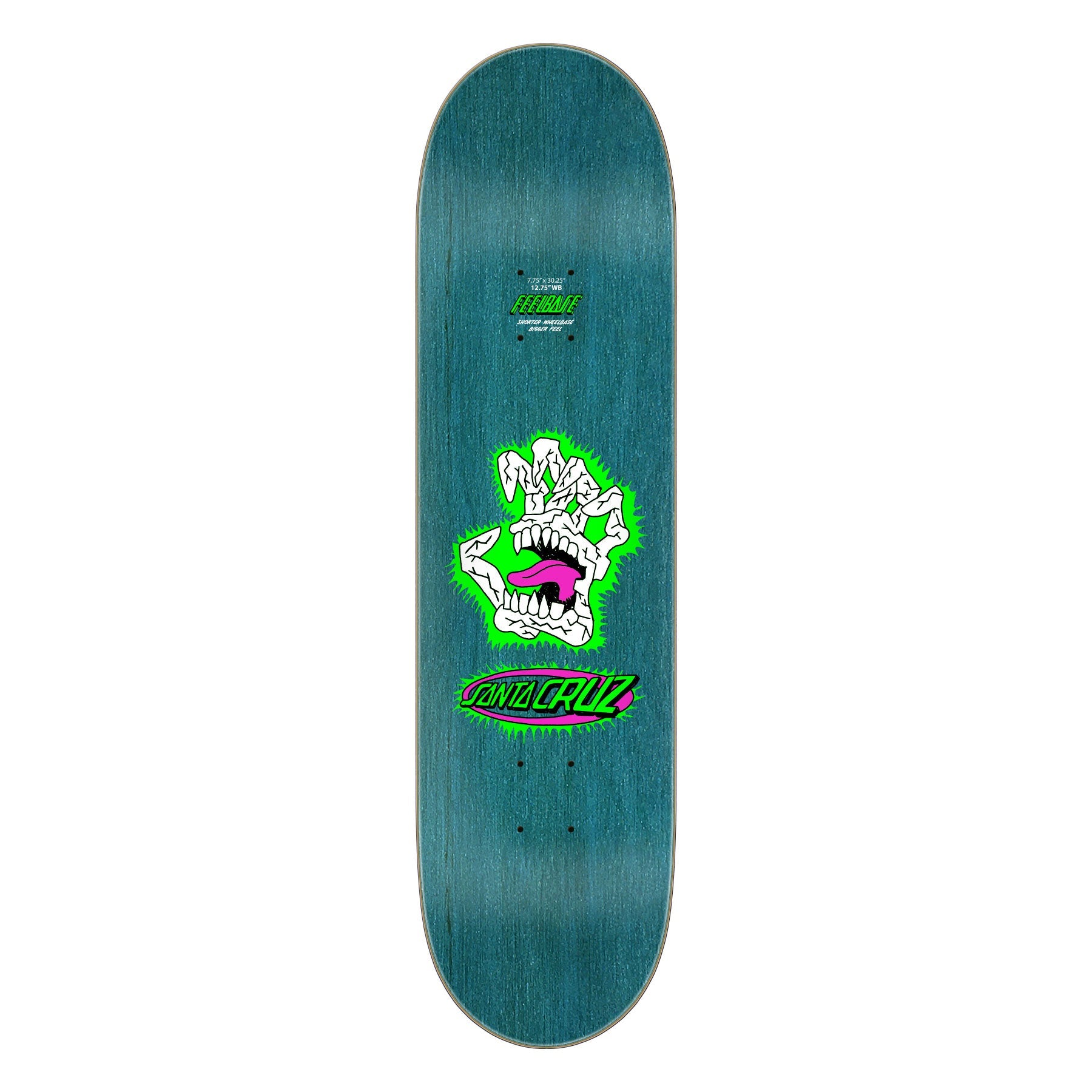 Santa Cruz Skateboard Deck Scribble Head FeelBase 7.75" x 30.25"