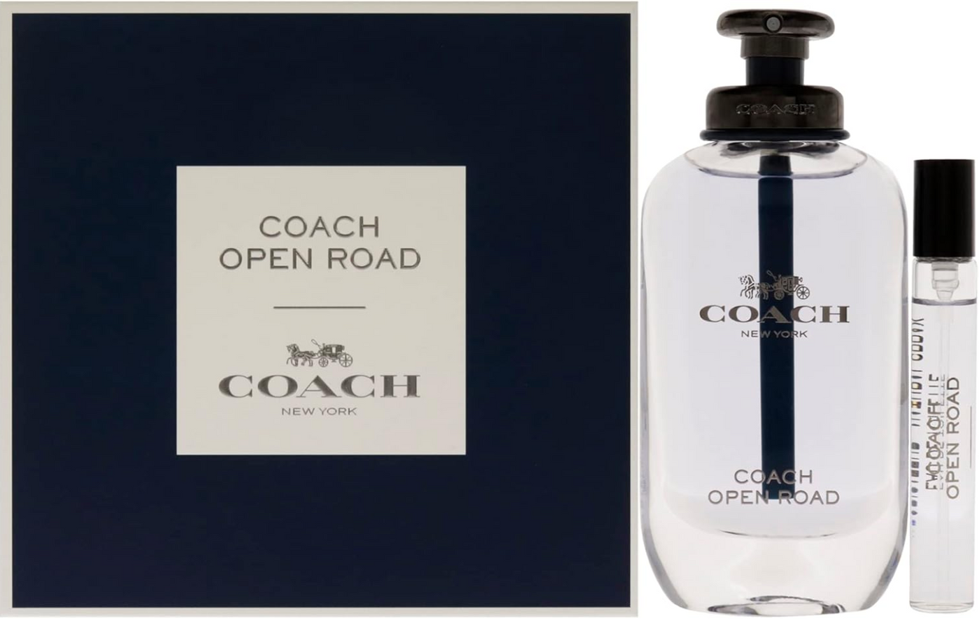 Coach Open Road 2pc Men Gift Set - Eau De Toilette & Eau De Toilette 60ml 7.5ml