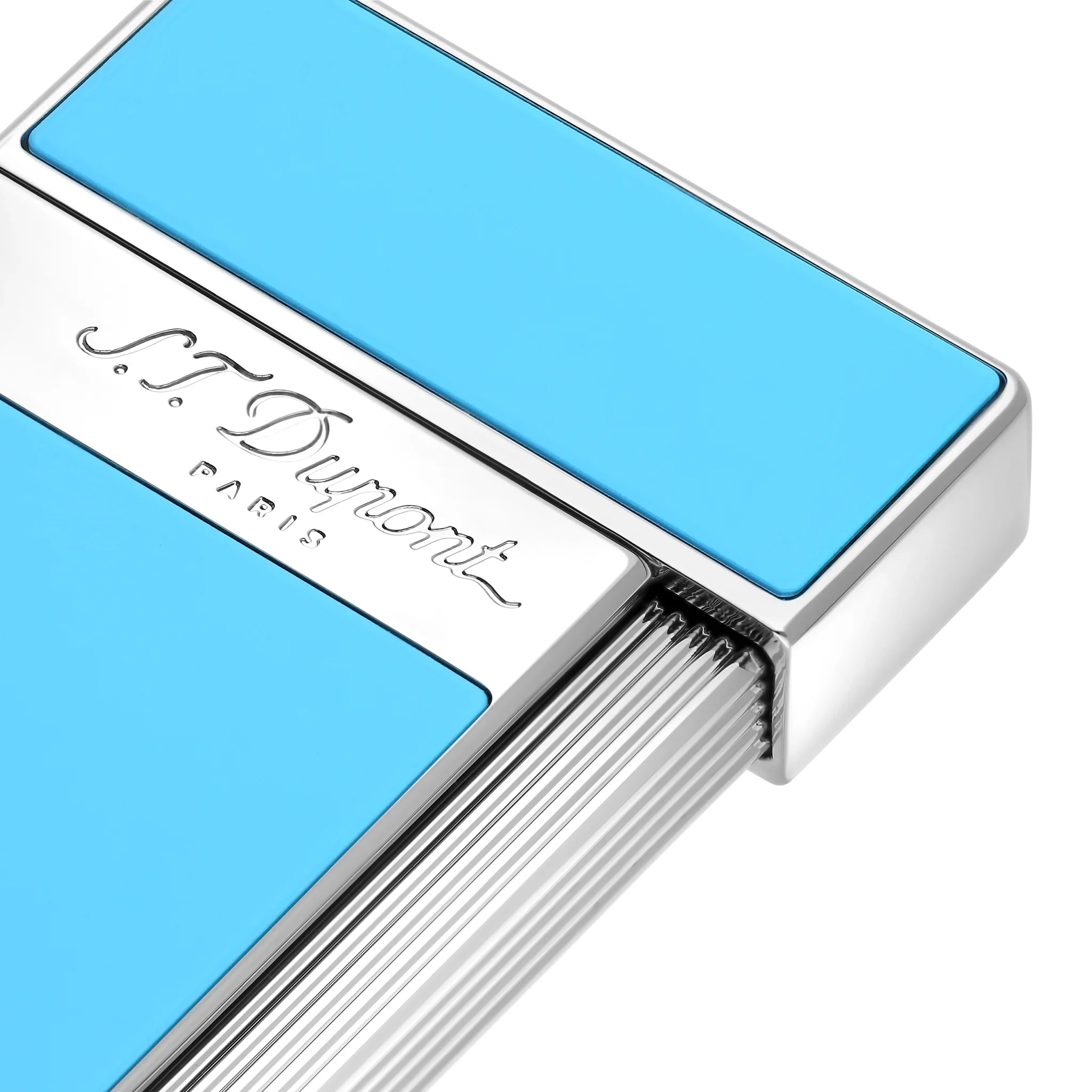 SLIMMY LACQUERED TURQUOISE BLUE LIGHTER/BRIQUET 028007