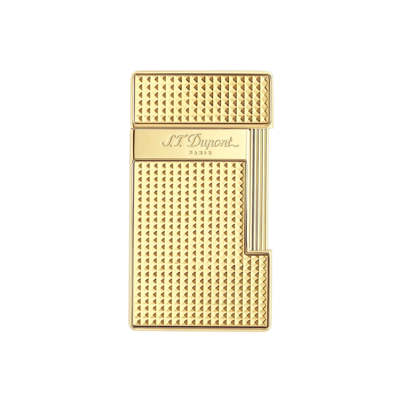 S.T. DUPONT SLIMMY DIAMOND HEAD GOLD LIGHTER/BRIQUET 028009