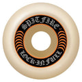 Spitfire Formula Four Lock-Ins Full Wheels Natural 99du 57mm