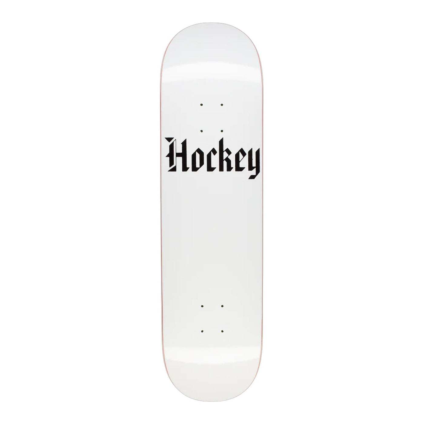 Hockey Skateboard Deck Stone White 9.0" x 33.254"