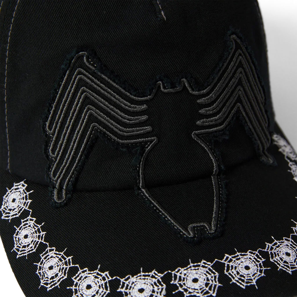 Huf X Spider-Man Venom Snapback Hat - Washed Black