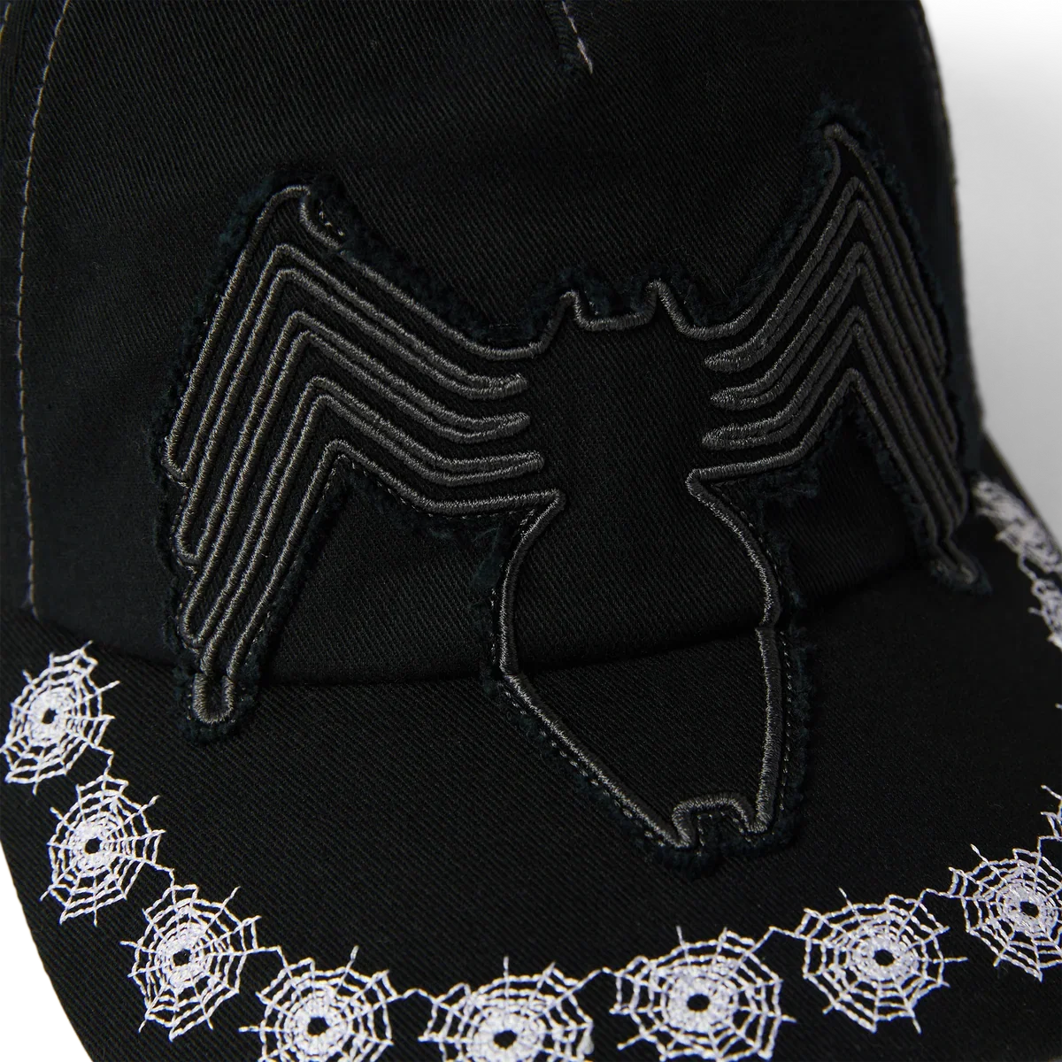 Huf X Spider-Man Venom Snapback Hat - Washed Black