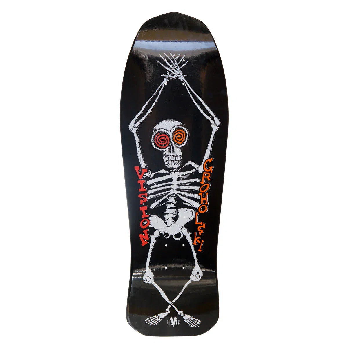 Vision Groholski Skeleton Skateboard Deck - 10.25" Black