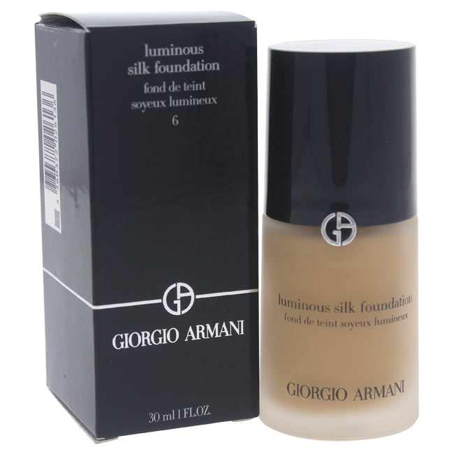 Luminous Silk Foundation - 6 Medium-Olive by Giorgio Armani for Women - 1 oz Foundation