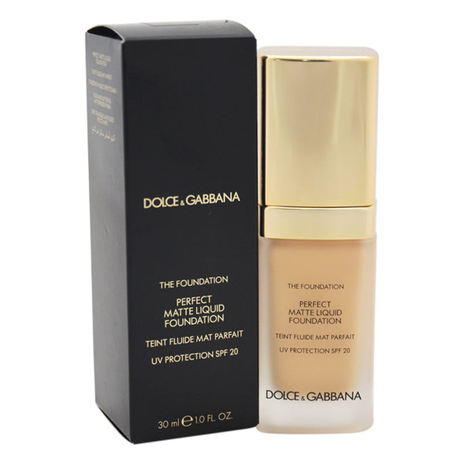 Dolce and Gabbana Perfect Matte Liquid Foundation SPF 20 - 75 Bisque by Dolce and Gabbana for Women - 1 oz Foundation