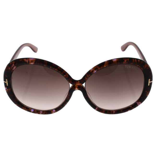Tom Ford FT388 50F Gisella - Brown Marble-Brown Gradient by Tom Ford for Women - 58-15-140 mm Sunglasses