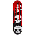 Zero Skateboard Deck 3 Skulls w/ Blood 8.5" x 32.3"