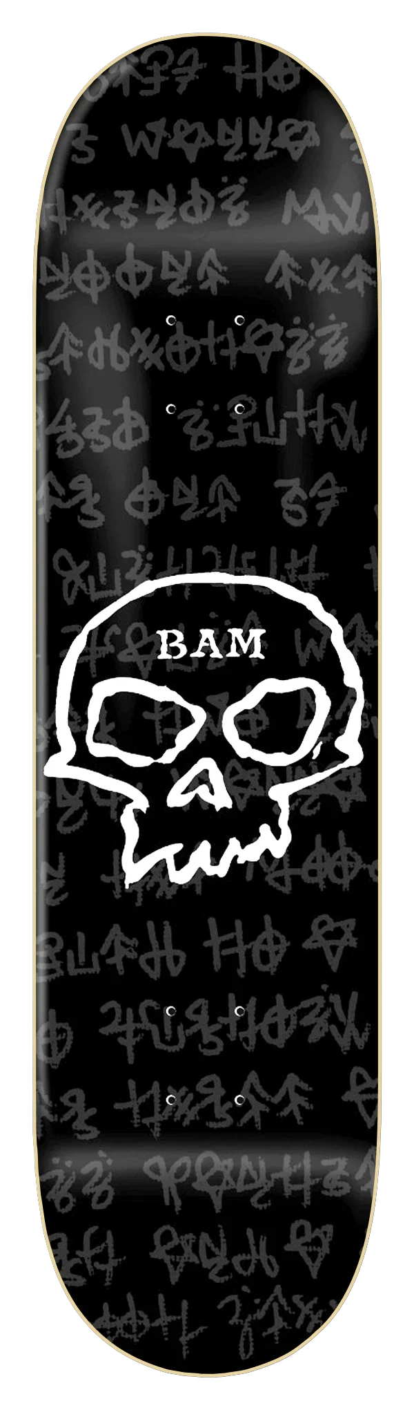 Zero Bam Strigoi Skull Skateboard Deck -  8.25″
