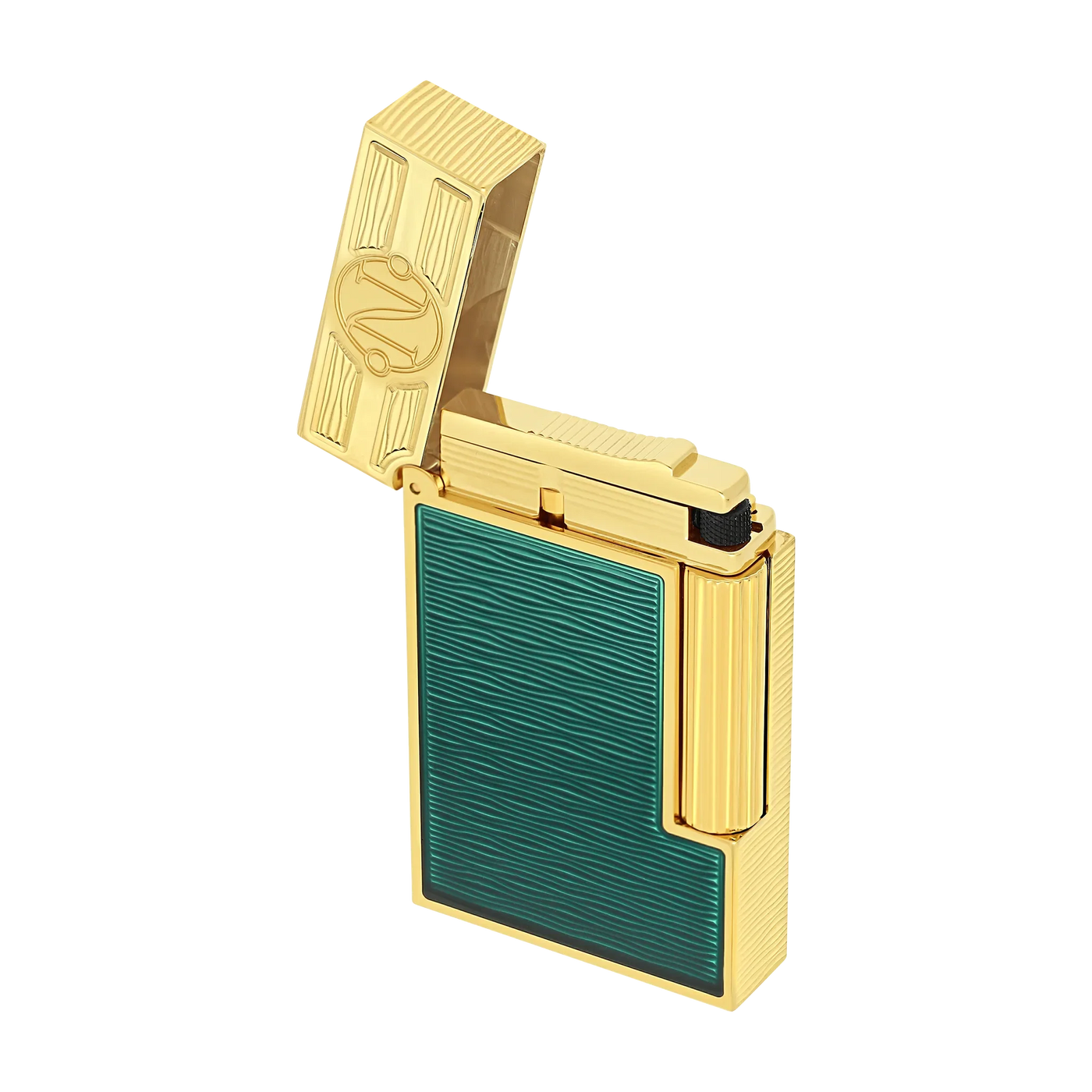 S.T. Dupont Ligne 2 20'000 Leagues Under The Seas, Green Pacific Lacquered Lighter/Briquet C16052CL