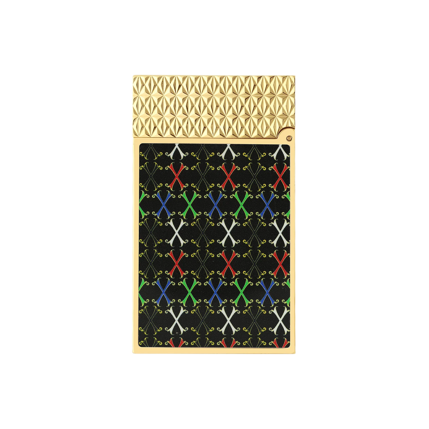 S.T. Dupont Ligne 2 Fuente Lacquered Multicolor Lighter/Briquet C16060CL